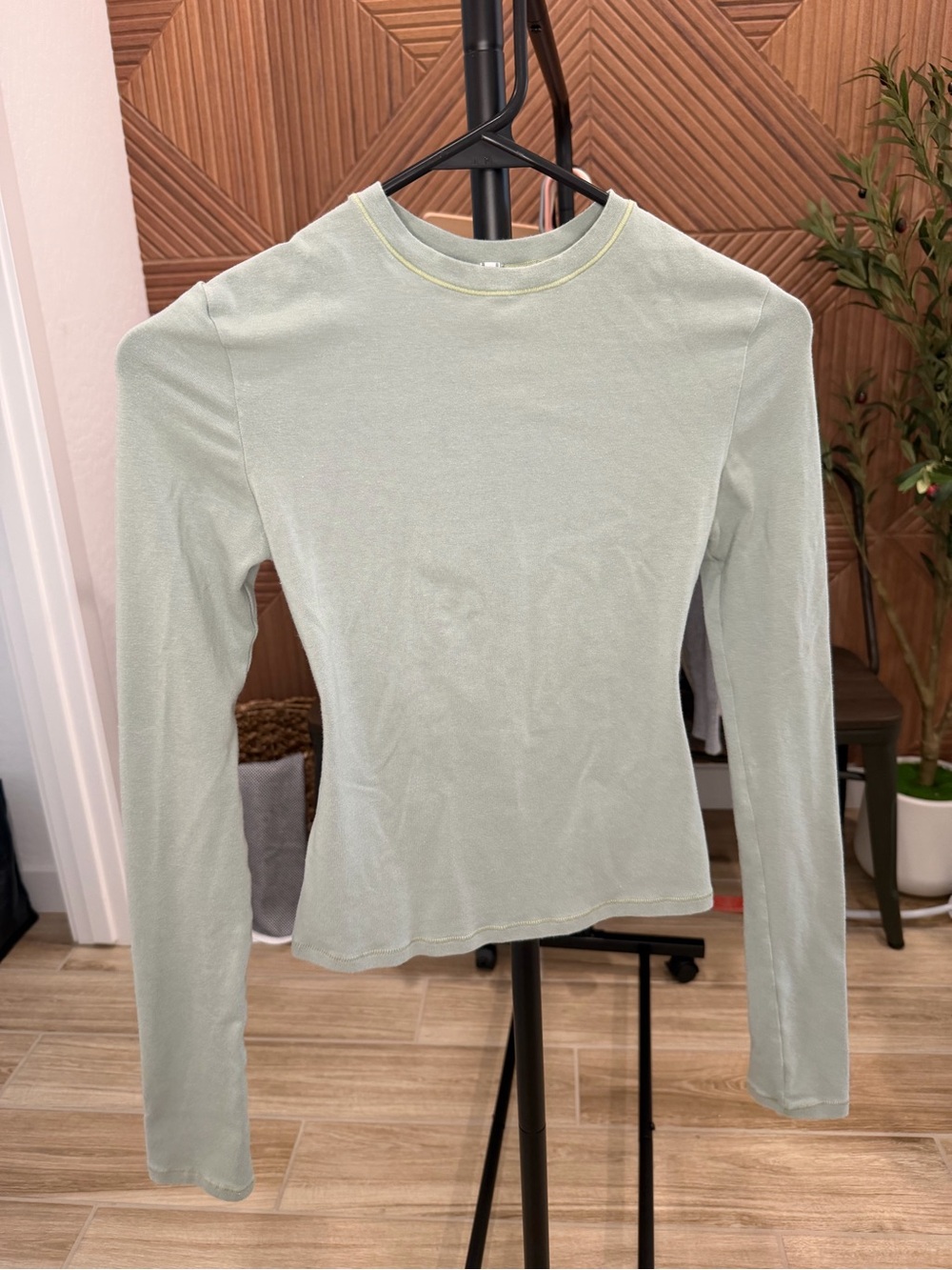 SKIMS Cotton Jersey Long-Sleeve Shirt - Picture 2 of 4